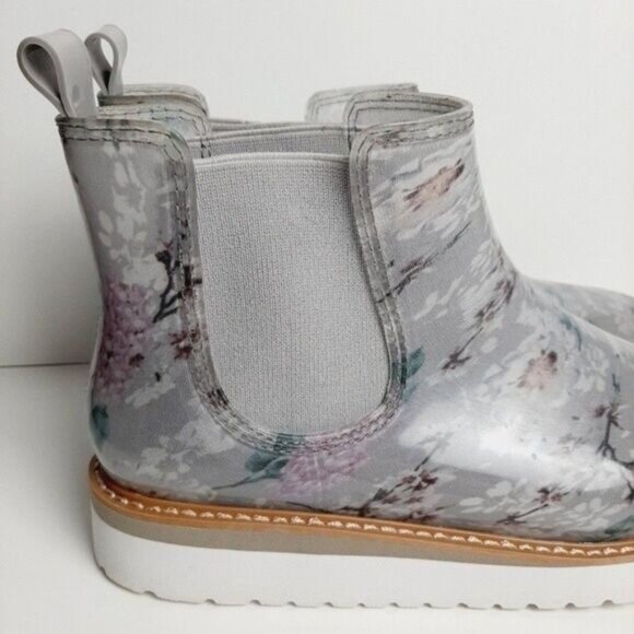 COUGAR Kensington Chelsea Rain Waterproof Boots Floral Sz 10 - Picture 5 of 14
